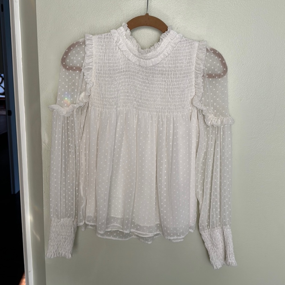 Cream Zara Blouse